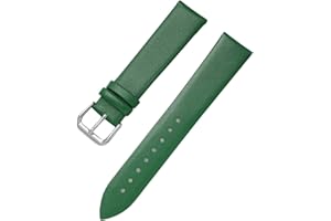 BEGISA 8/10/12/13/14/15/16/17/18/19/20/21/22mm Bracelets de montre en cuir véritable doux pour la peau pour remplacer le bracelet de montre à quartz pour femme