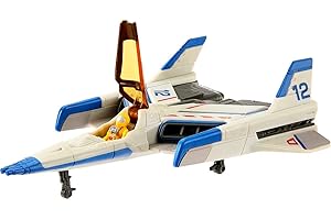 Mattel Disney and Pixar Lightyear Hyperspeed Series, Buzz Lightyear Mini Actionfigur und Raumschiff XL-12, Raumschiff, 15,7 cm (6,2 Zoll)