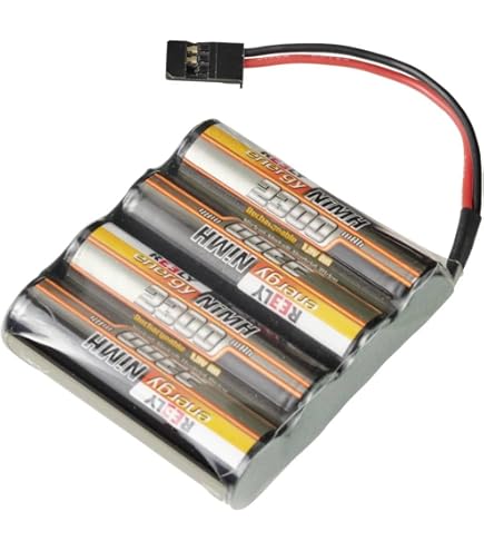 Batteria Ni-MH 4,8V 2500mAh F1x4 Per Ricevitori Graupner, Formato AA, Ricambio Per HR-3UWX-4BP
