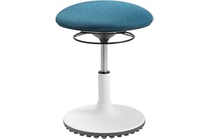 ‎TOPSTAR TOPSTAR Living Chair Move Kids höhenverstellbarer Kinderhocker mit drehbarem Sitz, Sitzhöhe von 39-47 cm, Petrol