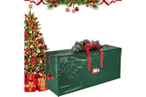 Borsa per Albero di Natale FaJoek Custodia Albero di Natale, Borsa Portaoggetti per Albero di Natale Impermeabile, con Cerniera e Manici Porta Palline di Natale e Decorazioni Natalizie