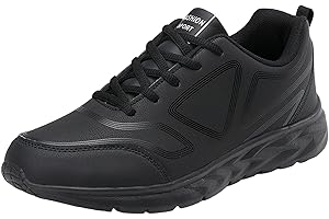 BGFIPAJG Scarpe Uomo con Rialzo 7 Cm Scarpe Casual da Uomo alla Moda Nuovo Modello Semplice Tinta Unita Autunno E Inverno Stringate Fondo Piatto Comode E Leggere Sportive Scarpe Anni 90 Scarpe Comode