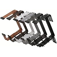 Siena Garden Blumenkastenhalter Premium, 3-fach verstellbar, anthrazit, 2 Stück, 897712