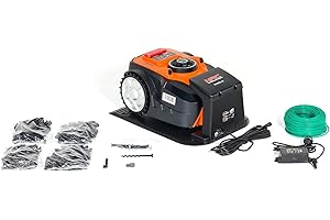 NAC NEW AMERICAN CONCEPT RLM800-DY robot tosaerba area di lavoro massima di 800 m2, controllato da smartphone, Bluetooth