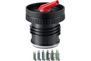 SYGG Stanley Thermos Tapón Pico Cebador de Repuesto para Termo Stanley - Tapón Cebador Ideal para Cebar Mate (Compatible con 473 ml, 750 ml, 1L, 1.4L, 1.9L) - Tapón Térmico