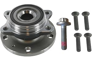 SKF Kit de roulement de roue Avant Arrière | VKBA 3643 | Pour A1 A3 8P Q3 TT ALTEA LEON OCTAVIA CADDY III PASSAT SHARAN TIGUAN TOURAN (VKBA 3643)