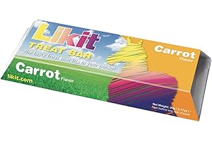 Likit Treat Bar 90g | Great Horse Treat for Training or Reward | 90g (Carrot)