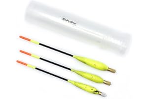 Sbirulino® Lot de 3 flotteurs modèle Kanal pour la pêche anglaise