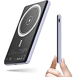 NOHON Wireless Magnetico Power Bank: 5000mAh Ultra-slim 8MM Caricatore Magsafe-Powerbank | Batteria Portatile PD 20W USB-C Ri