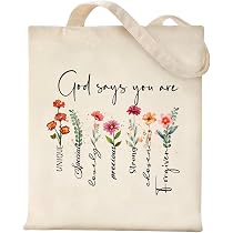 Inspirierende Christliche Kosmetiktasche Für Frauen | Religiöses Geschenk Mit Aufdruck, Wasserdicht