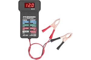AKLOSIPY BT 171 Tester alternatore per autoveicoli 12V Analizzatore digitale per batterie auto per camion, moto, SUV, barche