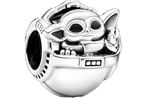 JCALEYDO Charm, Plata de Ley 925, Compatible con Pulsera Pandora