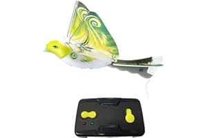 Vaorwne Remote-Controlled Bird Simulation Flapping-Wing Flight Induction Bird Electric Eagle Remote Control Bird Green
