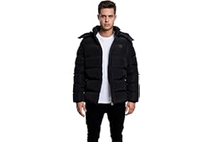 Urban Classics Herren Hooded Puffer Jacket