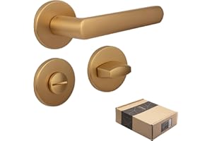 APECS Poignée de porte intérieure - Doré mat - Moderne