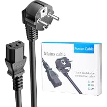 Cavo Alimentazione 10 Piedi (3m) Per PlayStation 4 E PS4 Slim - IEC C7 Cavo Alimentazione 10 Piedi (3m) Per PlayStation 4 E PS4 Slim - IEC C7