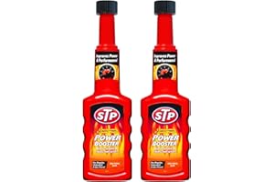 AXPOWER INSPIRATIONAL TECHNOLOGY EMPOWERING PEOPLE STP Power Booster Pack of 2 – Fuel Additive and Engine Cleaner – Enhances Engine Performance, Improves Fuel Efficiency, Reduces Emissions
