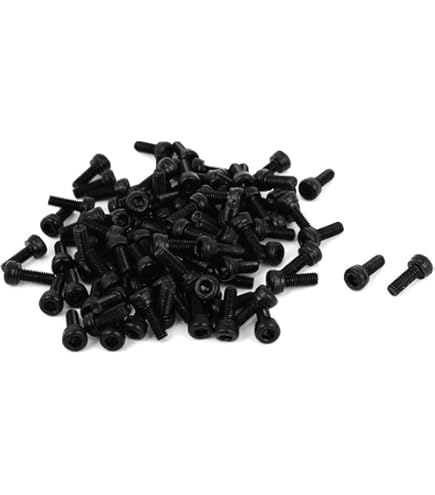 Sourcing Map M4x8mm Flanged Socket Head Cap Screws, 20pcs 8.8 Grade - View #5