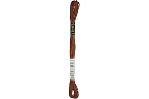 Anchor Sticktwist 4635000-00358 tabak Stickgarn, 100 % Baumwolle