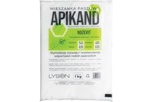 LYSON Apikand avec Nozevit - Nourriture pour abeilles - 1 kg - Pâte à sucre - Pâte à sucre - Pâte à ruche pâteuse - Pour ruche - Apikand