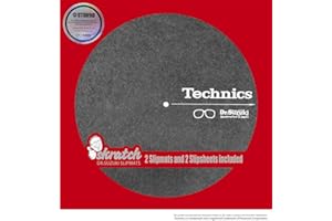 DR SUZUKI Official Technics Dr. Suzuki Skratch 12" Slipmat + Slipsheet Pair