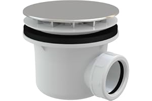 STABILO SANITAER Alcaplast A49CR - Desagüe para plato de ducha (85 mm, cromado)