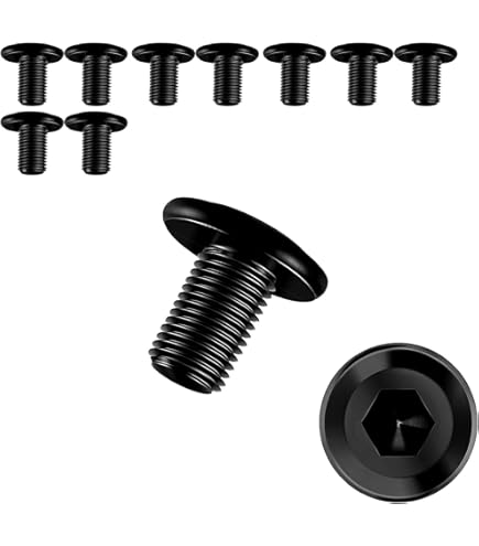 Lot De Vis Et Boulons Torx M5 M6 - Acier 12.9, Tête à Bride, Noir, Métrique (neuf)