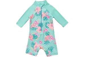 BONVERANO Costume Bagno Bambini UPF 50+ Protezione Solare Chiusura Zip