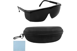 Hemlosk Occhiali di Protezione Laser, IPL 190-540nm Occhiali Luce Pulsata, Glasses IPL Professionali, Glasses Protettivi da Lavoro, Protezione UV, Laser Hair Removal, per Donna, Uomo, Viso