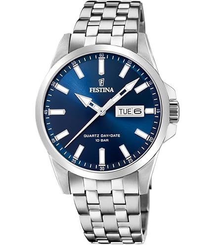 Orologio FESTINA Classico F20683/3 Petrolio con cinturino in acciai