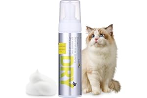 spuma de Champú Seco GJYC PET Límpiate Las Dudas, frescura Garantizada Control de la caída del Pelo, antipicazón y Desodorante para Perros y Gatos. Aplicación Sencilla y sin Enjuague
