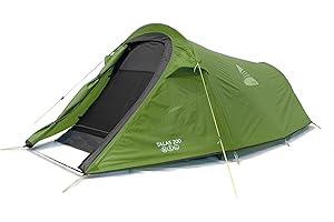Vango Talas 200 Tunnel Tent [Amazon Exclusive] Easy To Pitch 2 Man Tent Waterproof for Adventure Camping, Treetops Green
