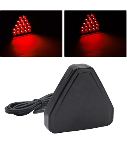 Feu Stop LED Style F1 | 15 LEDs | Coque Noire | Universel Pour Voiture | Feu Arrière Custom