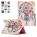 Produktbild iPad Mini 4 Hülle, Deenor Painting Cute and Stylish Fashionable Folding Folio Book Flip Stand Schutzhülle Hülle für Apple iPad Mini 4 + Free Gift Touching Pen/Stylus Pen + Screen Film Protector. Dreamcatcher