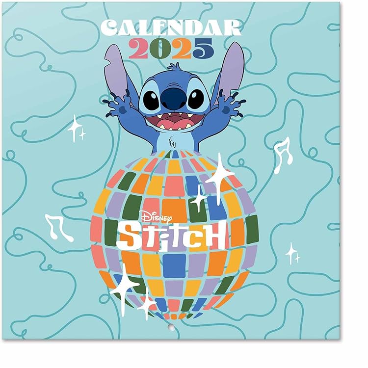 Agenda Familiare 2025 Lilo & Stitch - 30x30 Cm, Design Piramidale, Per Organizzazione Casa - Foto 8