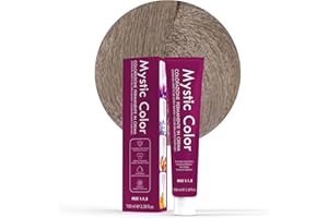 CAPELLO POINT Mystic Color - Coloration Cheveux - Crème Colorante Permanente à l'Huile d’Argan et au Calendula - Coloration Longue Durée - Couleur Blond Cendré très Clair 9.1-100ml