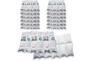 World-Bio Dry Ice Packs for Shipping Frozen Food Ice Cold Packs for Cooler Cool Box Long Lasting Cold Freezer Block Ice Pack for Mailing or Transporting Perishables, 12 Ice Cells Each-16 Sheets