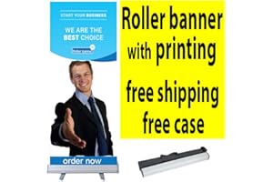 WALL STICKER STUDIO 80cmx200cm Roller Banner Printing Pull Up Exhibition Stand FREE 24 hr COURIER SHIPPING