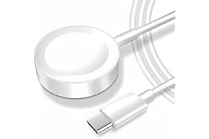 SHINEHALO charger for apple watch [MFi Certified] Type-C iWatch Fast charger Wireless Magnetic Cable Portable Charging Cord Compatible with Apple Watch Series 8 7 6 5 4 3 2 SE Ultra,38/40/42/44mm(1M)