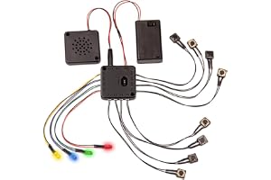 COSVOX, Cosplay-ljus- och ljudpaket. DIY MP3-ljudchip med 4 tryckknappar och 4 färgade lysdioder. 8 MB minne lägg till musik