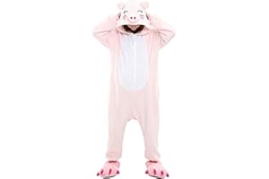 Ovender Disfraz Pijama Kigurumi para Carnaval Navidad Halloween Animale Cosplay Mono de una Pieza para Adultos Unisex Mujer y Hombre Ropa Espectáculo Invierno