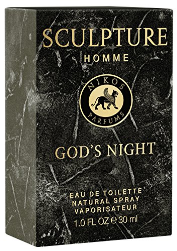 Nikos Sculpture Homme God’s Night EDT, 1er Pack (1 x 30 ml) - 3