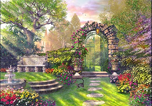 Preisvergleich Produktbild HCYEFG 1000 Stück Puzzle Das Gartentor Hobby Hauptdekoration DIY