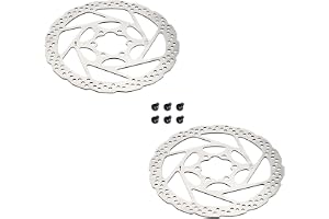 160 Mm 6-håls Skivbroms Med T25-skruvar Kompatibel Med Kukirin G2 G4 Elektrisk Skoter Bromsskiva Tillbehör(2 PCS)