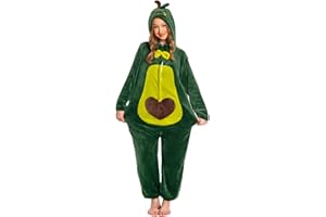 OLAOLA Combinaison pour Adultes Unisexe, Nouveauté Pyjama Costume pour Halloween, Doux Confortable Maison Vêtements de Nuit, Une Pièce Pyjama Cosplay Vêtements de Détente