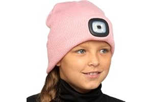 IUEG LIMITED IUEG Kids Children LED Beanie Battery-Powered Winter Hat