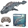 COOLBABY 2.4G Remote Control Mosasaurus, Children's Pool and Water Toy, Dinosaur Gift for Boys and Girls Over 3 Years Old, Christmas and Birthday Present
