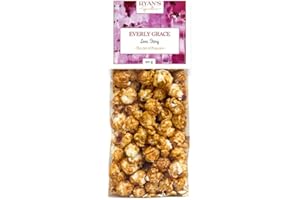 ‎EVERLY GRACE Everly Grace Popcorn – Love Story, 100 g – Popcorn-Tüten mit Mandeln, Vanille und Rosenblüten aus unserer Manufaktur in Augsburg, Deutschland