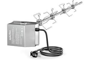 Onlyfire Acero Inoxidable Barbacoa asador Kit para Weber 7653 con Weber Genesis II 400 & 600 serie y Genesis II LX 4 & 6 Quemador barbacoas