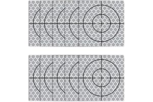 MOUNTLASER Lot de 10 feuilles de réflexion adhésives pour stations totales (40 x 40 mm)